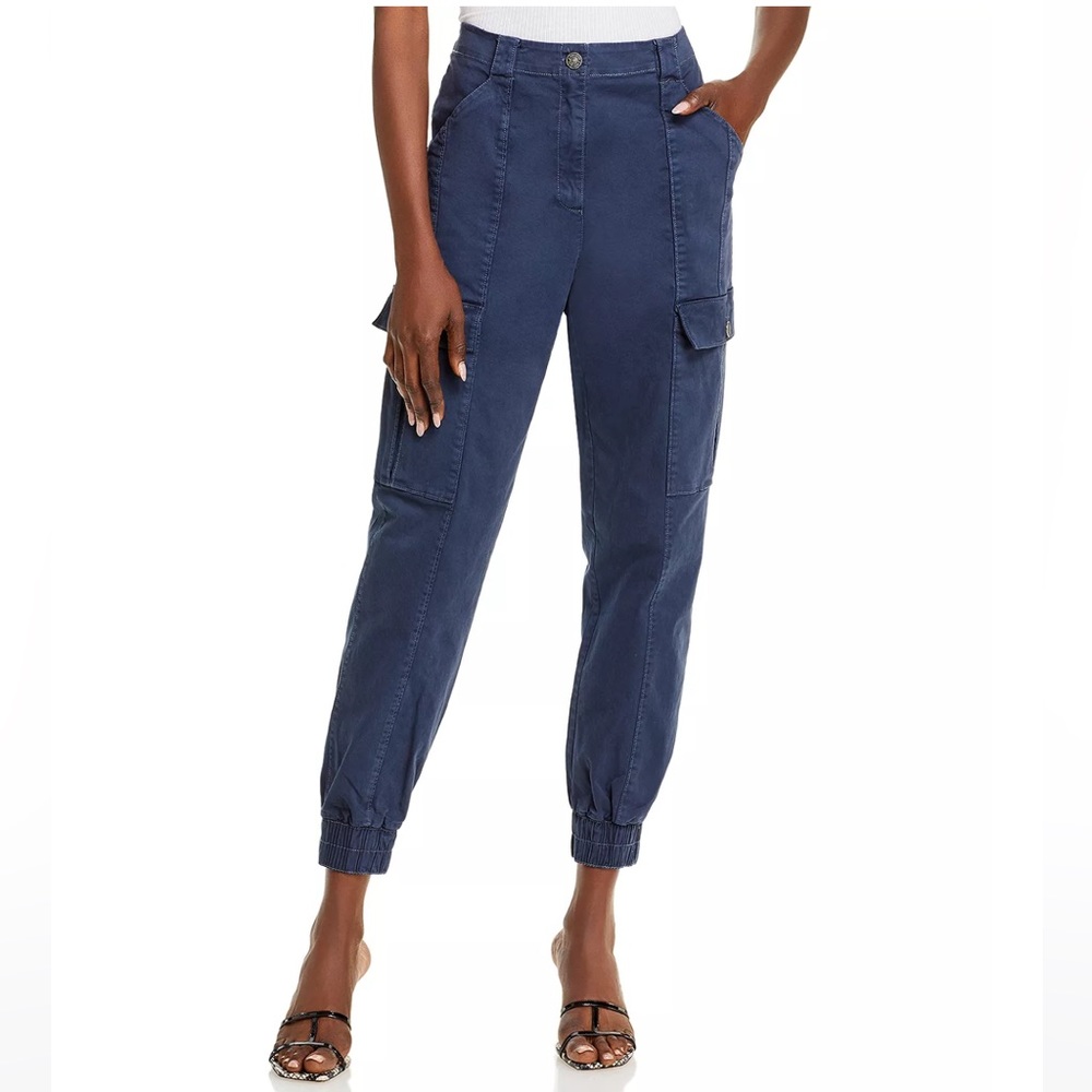 Cinq à Sept Kelly Cargo Jogger Pants Navy Blue Size XS